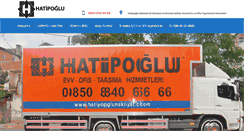 Desktop Screenshot of hatipoglunakliyat.com